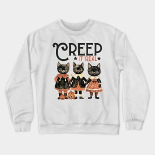 Creep it real halloween Vintage Crewneck Sweatshirt